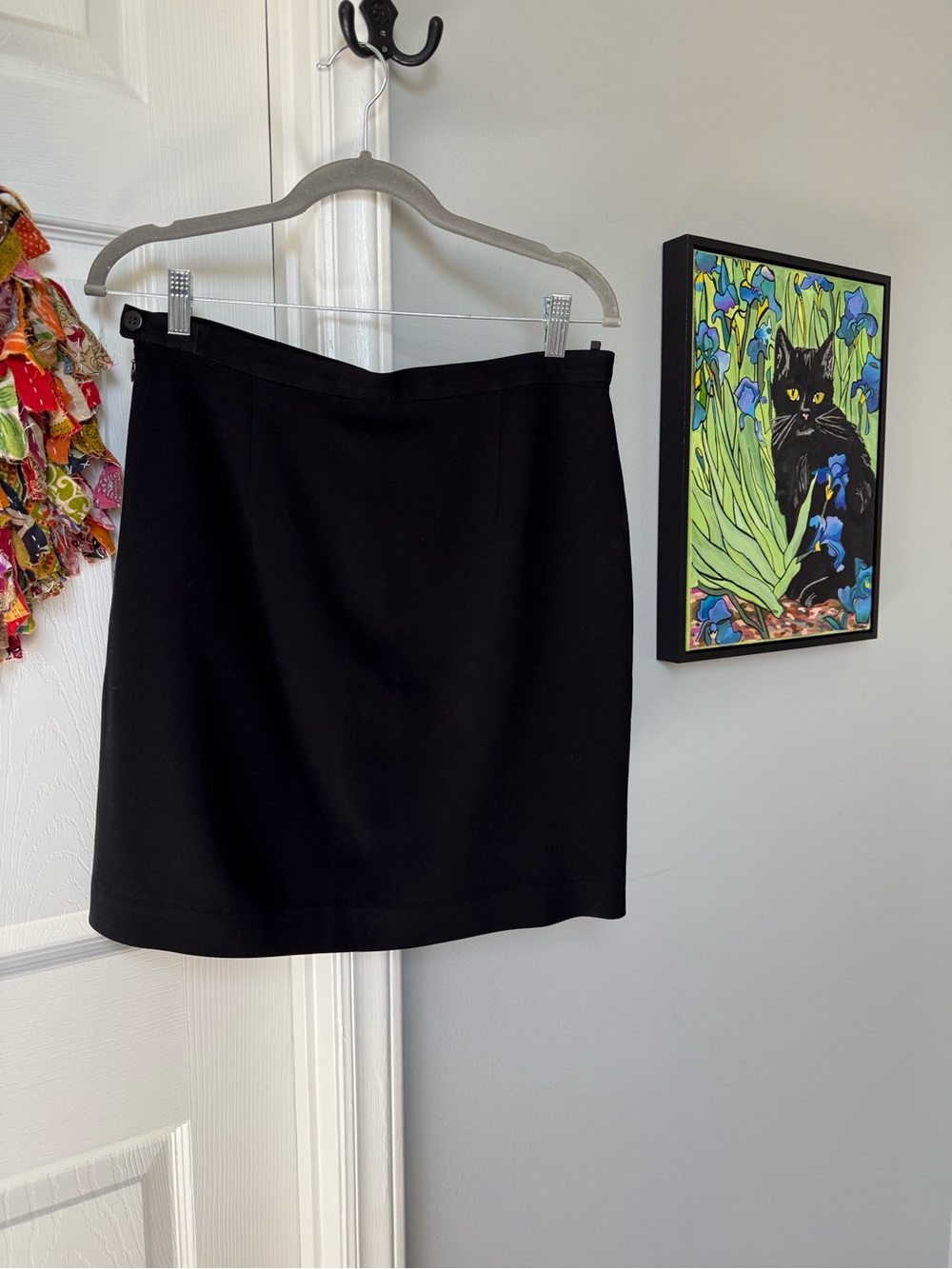 Giorgio Armani Black Fitted Skirt Italian 44 US 8 - Picture 11 of 11